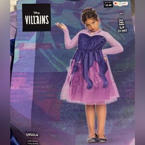 Disney Ursula Costume with White Wig